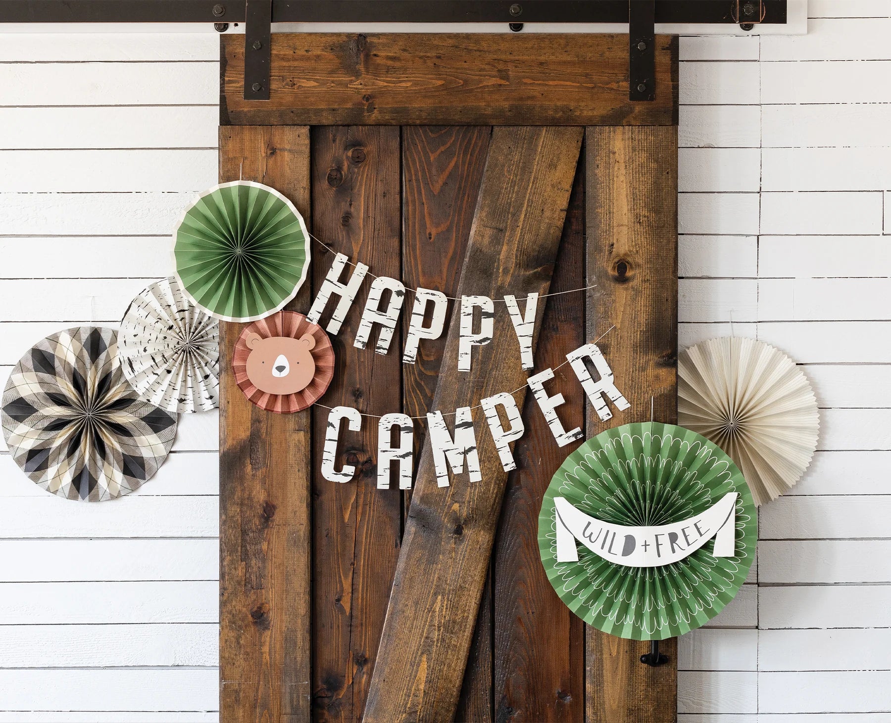 Adventure Awaits Party Fan Set (6 Count)