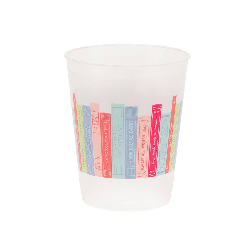 Book Club "Bookshelf" Flex Cups (8 Count)