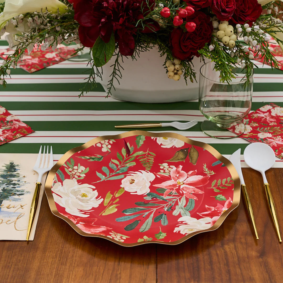 Winter Blossom Large Plate (8 Pack)