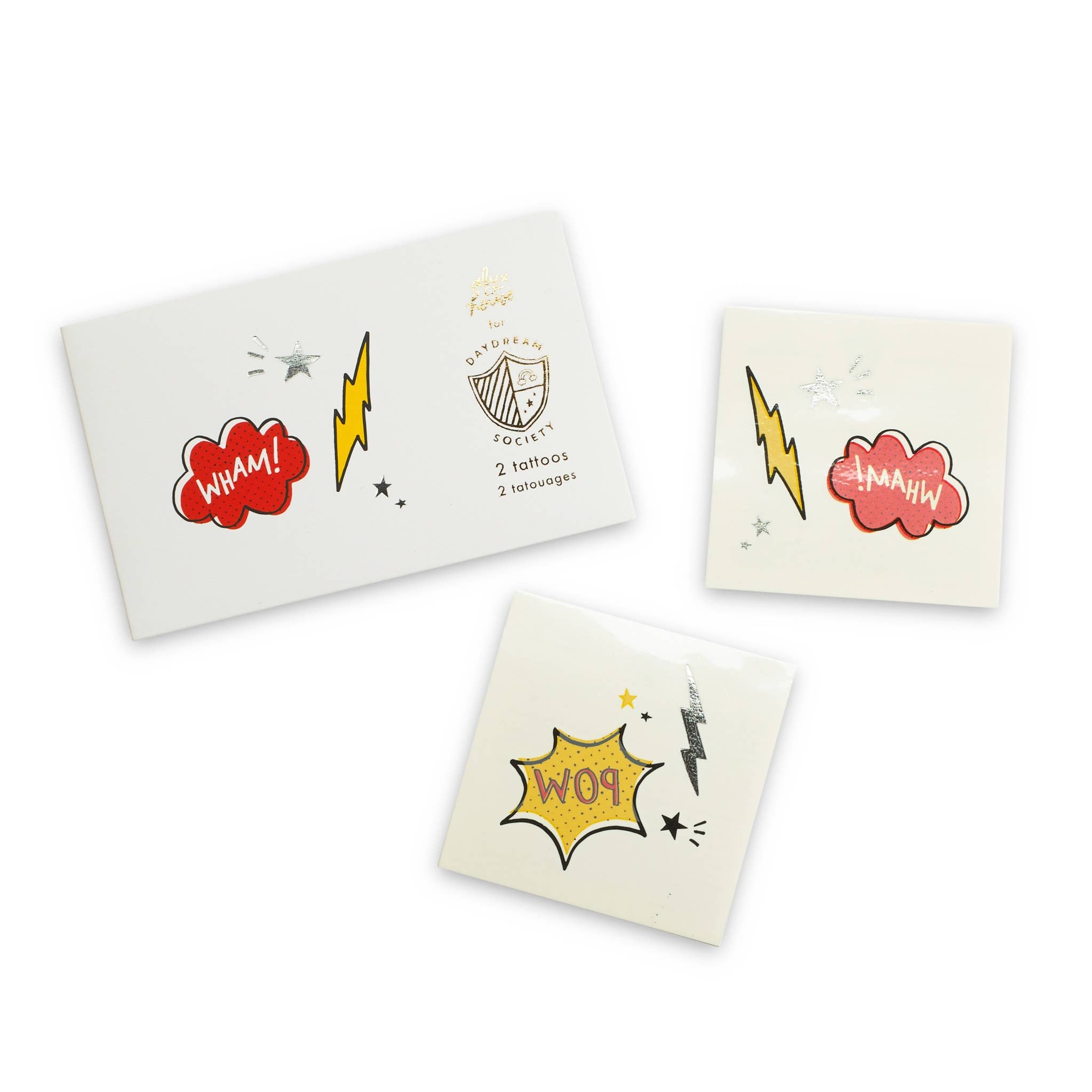 Superhero Temporary Tattoos (2 pk)