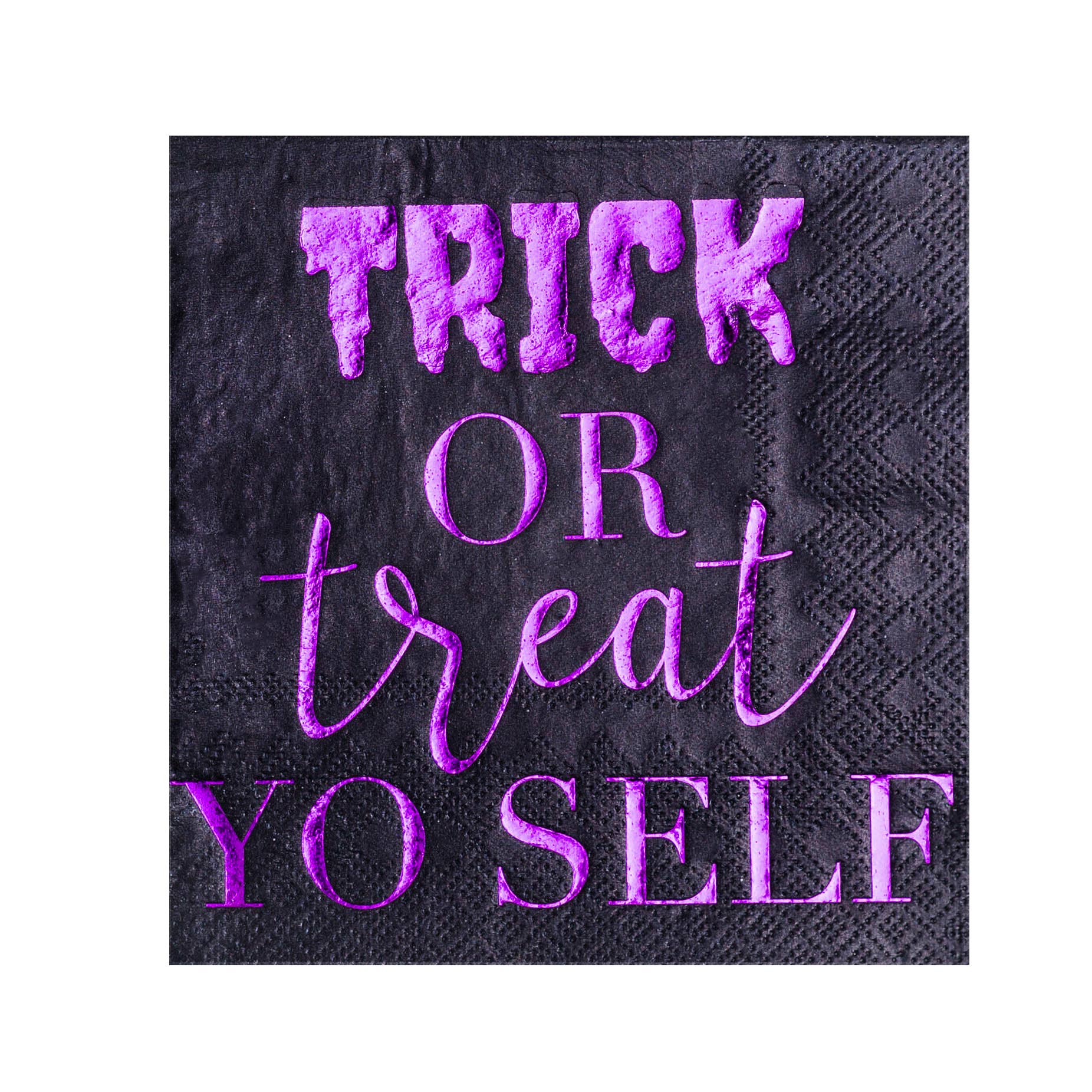 Trick or Treat Yo Self Cocktail Napkins (20 pk)