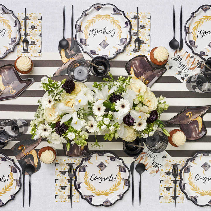Graduation Cap Die Cut Napkins (16 Count)