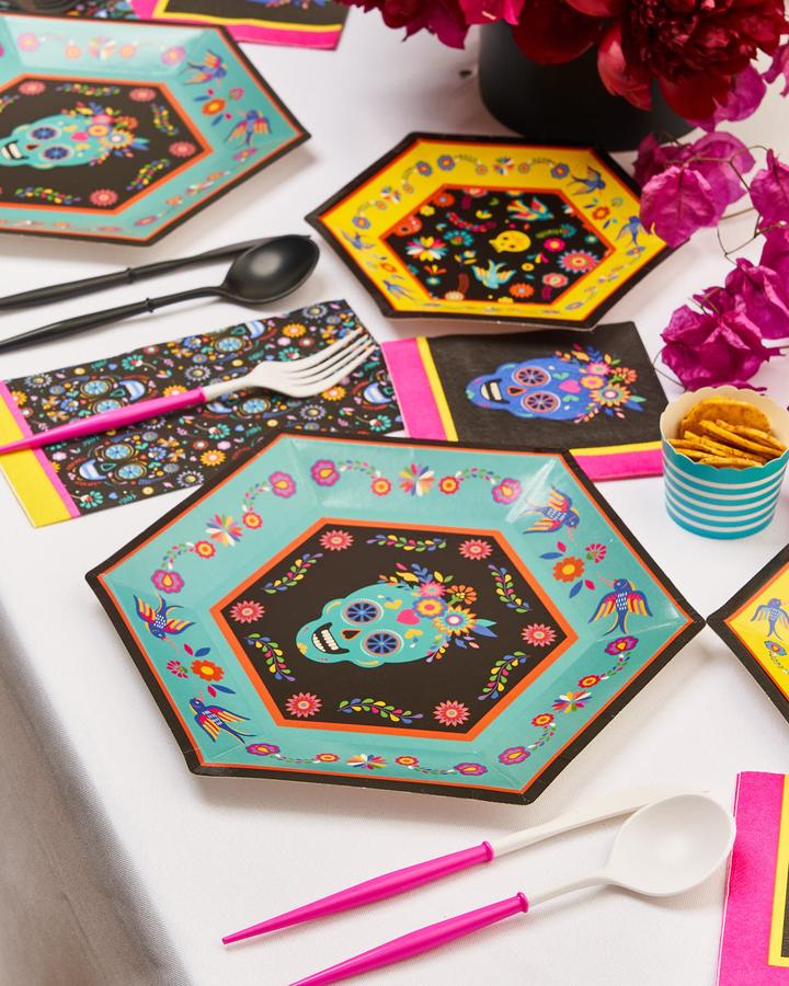 Day of the Dead Large Plate (8 pk)