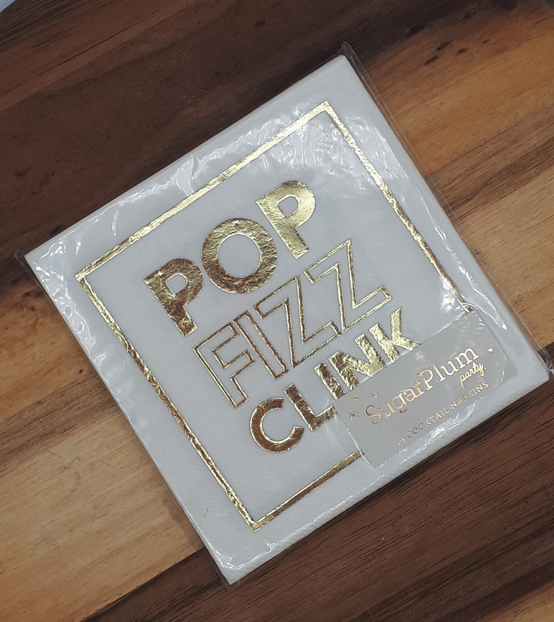 Pop Fizz Clink Beverage Napkins (16 pk)