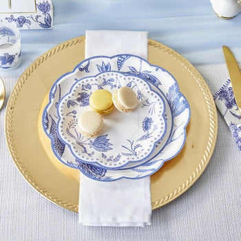 Blue Willow Premium Appetizer Paper Plates (16 pk)