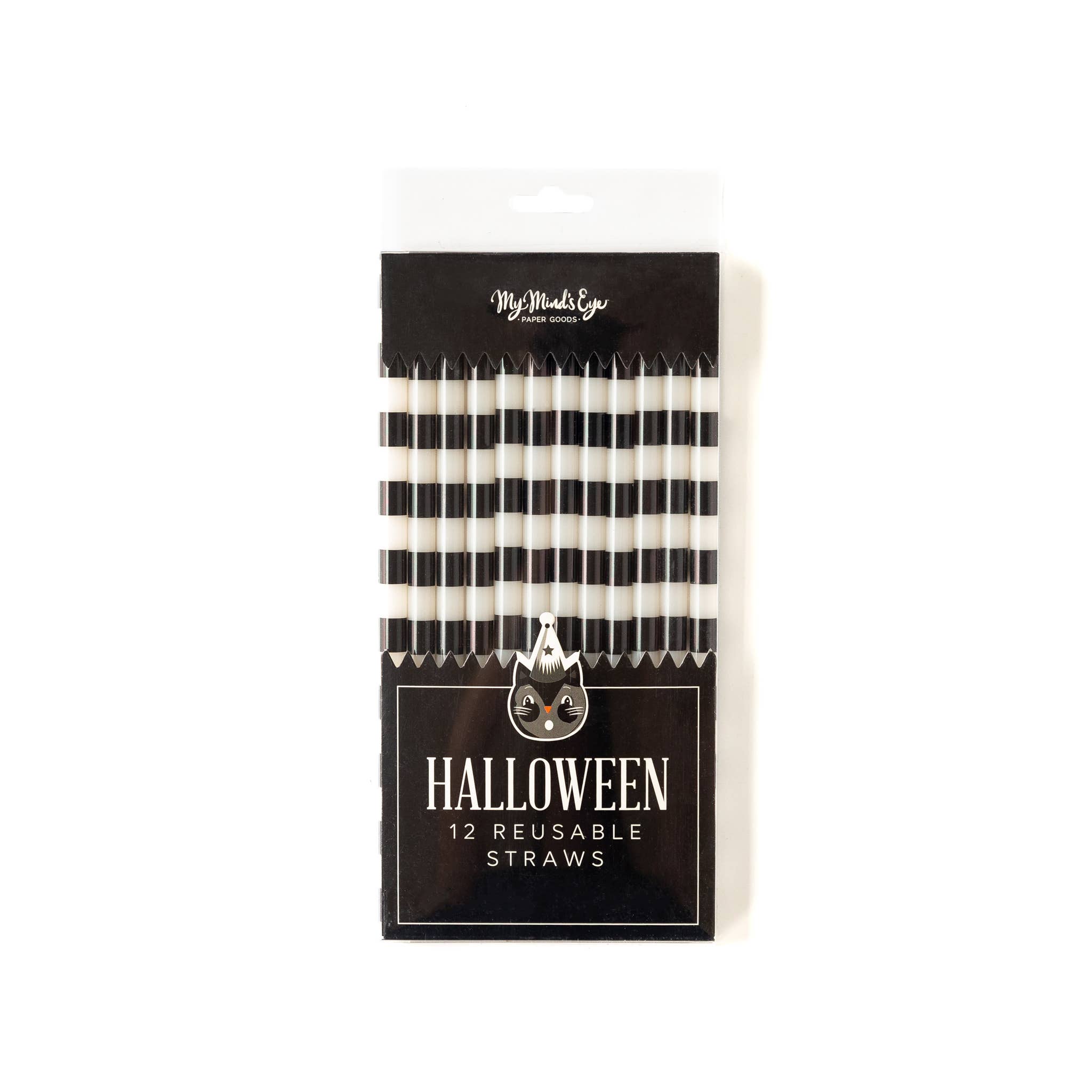 Vintage Halloween Reusable Straws (12 pk)