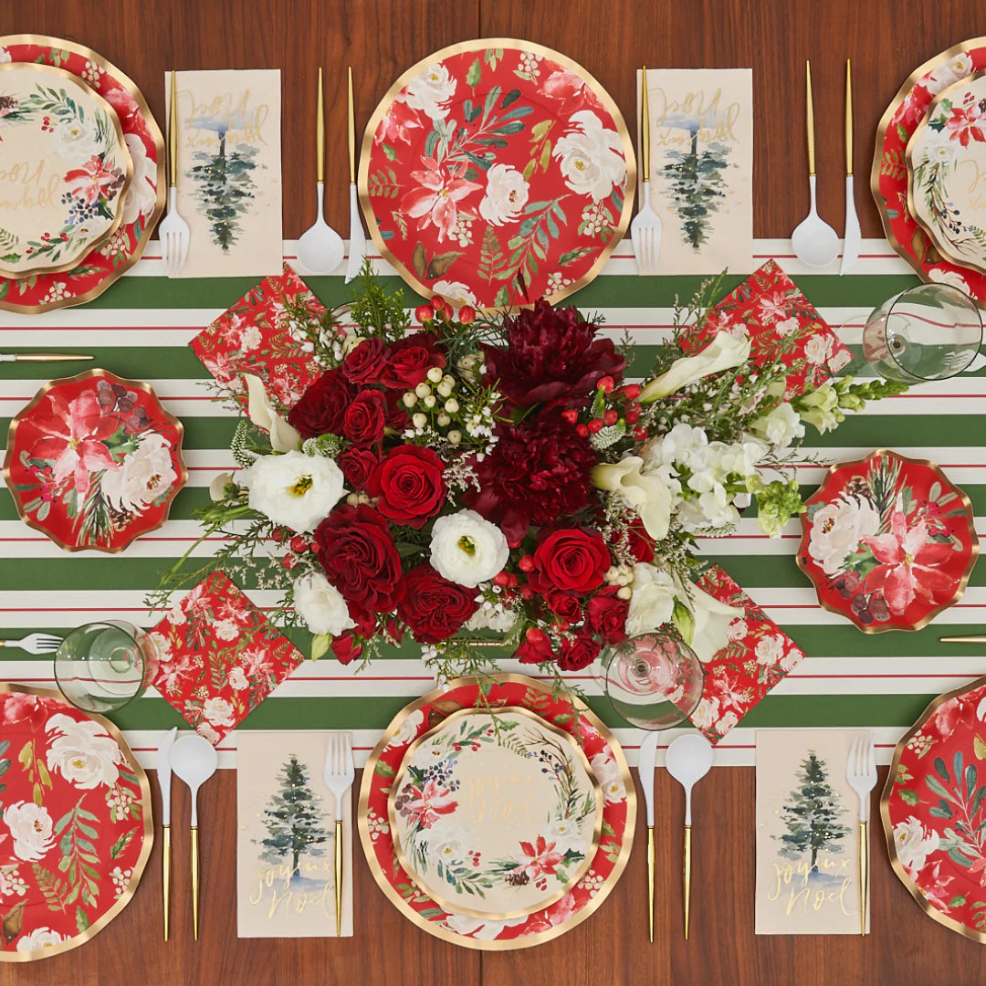 Winter Blossom Beverage Napkins (20 Pack)