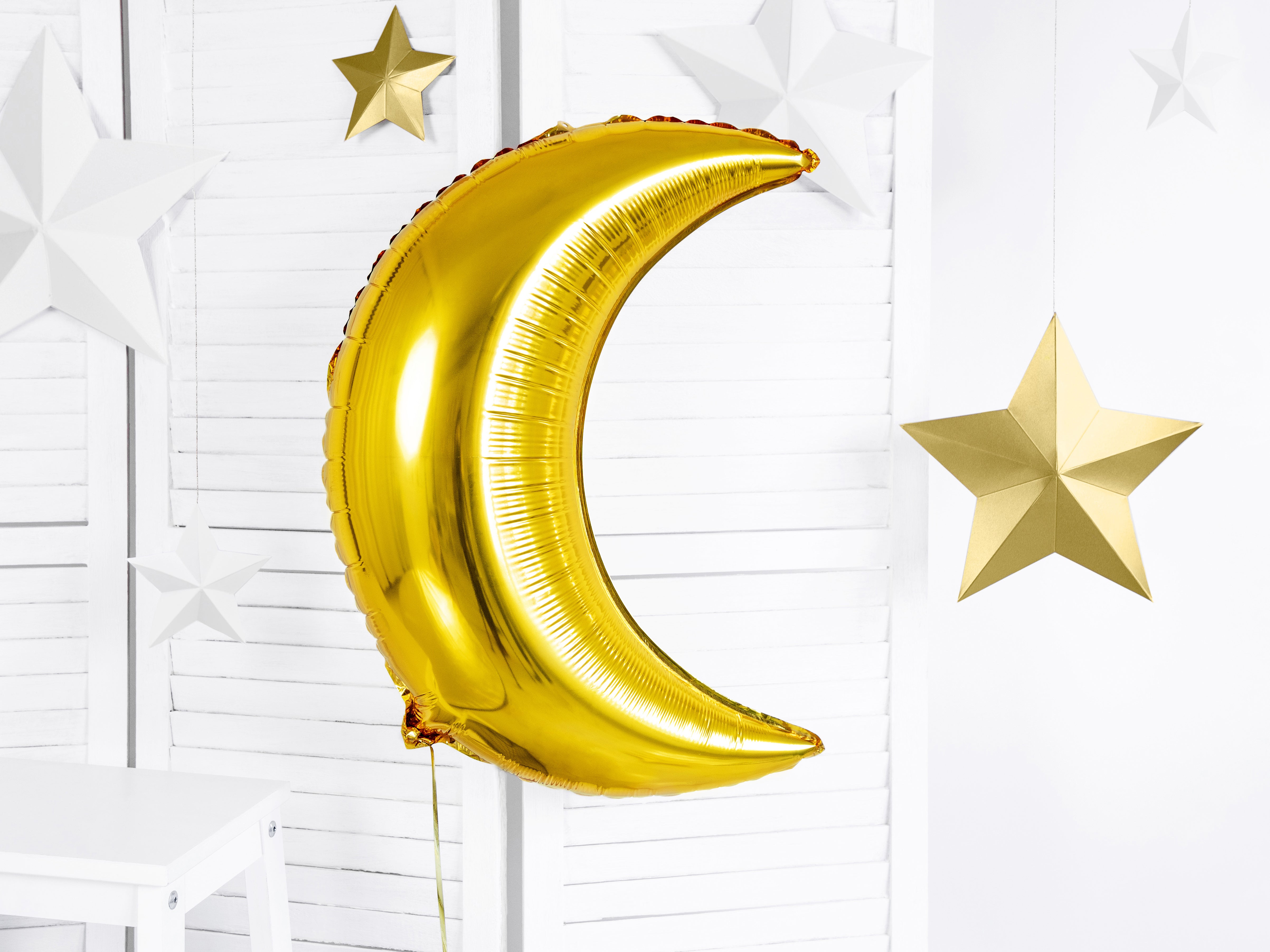 Gold Star Hanging Decorations (6 pk)