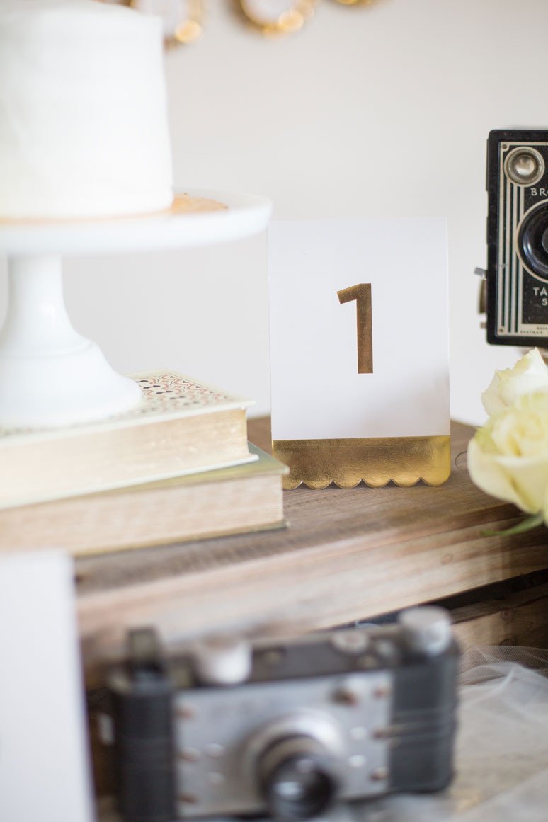 Fancy Number Tent Cards (24 pk)