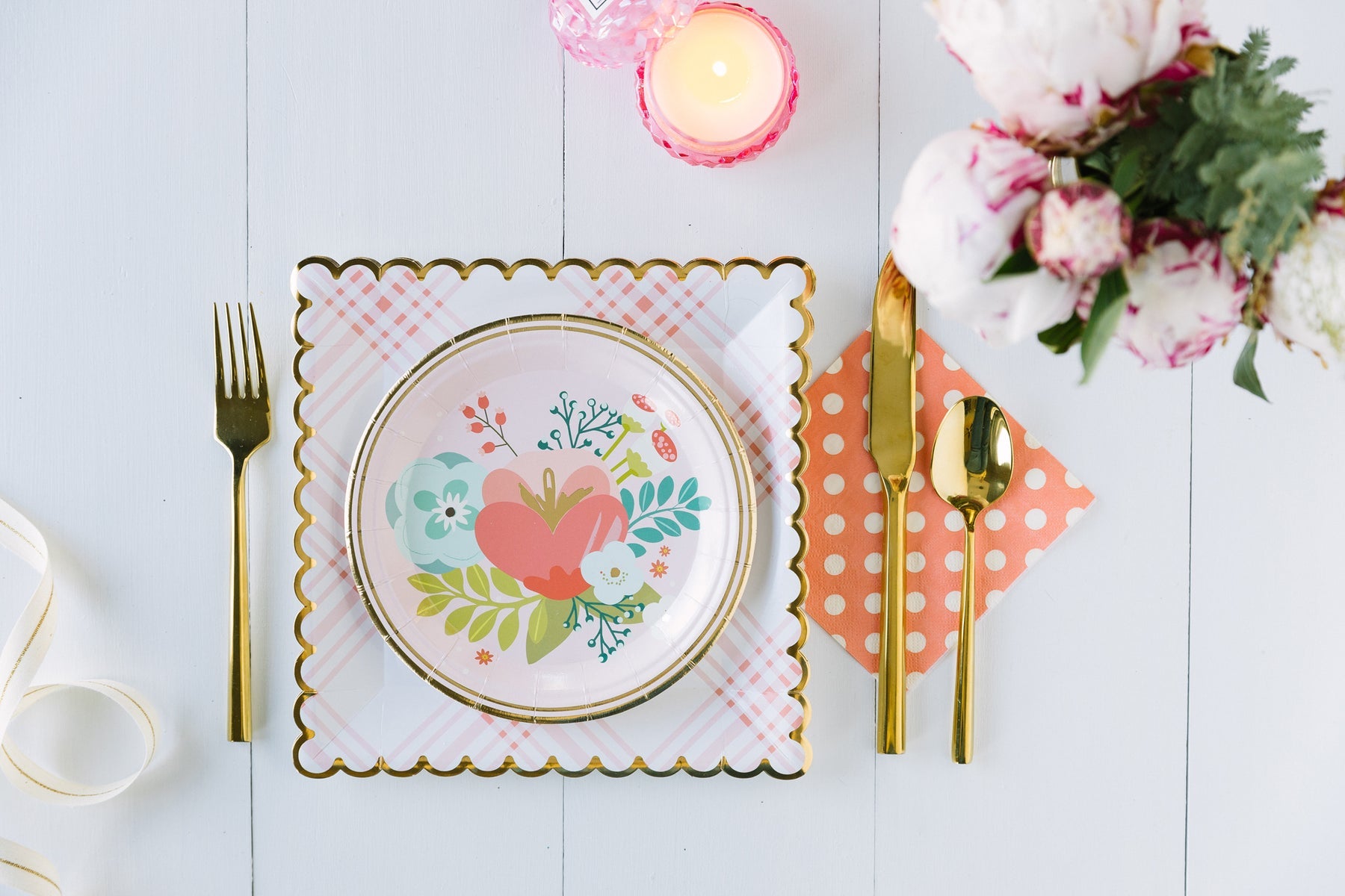Garden Party Small Floral Plate