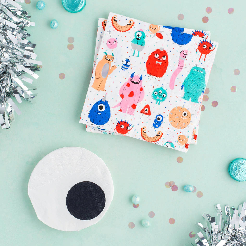 Little Monsters Petite Napkins (16 Pk)