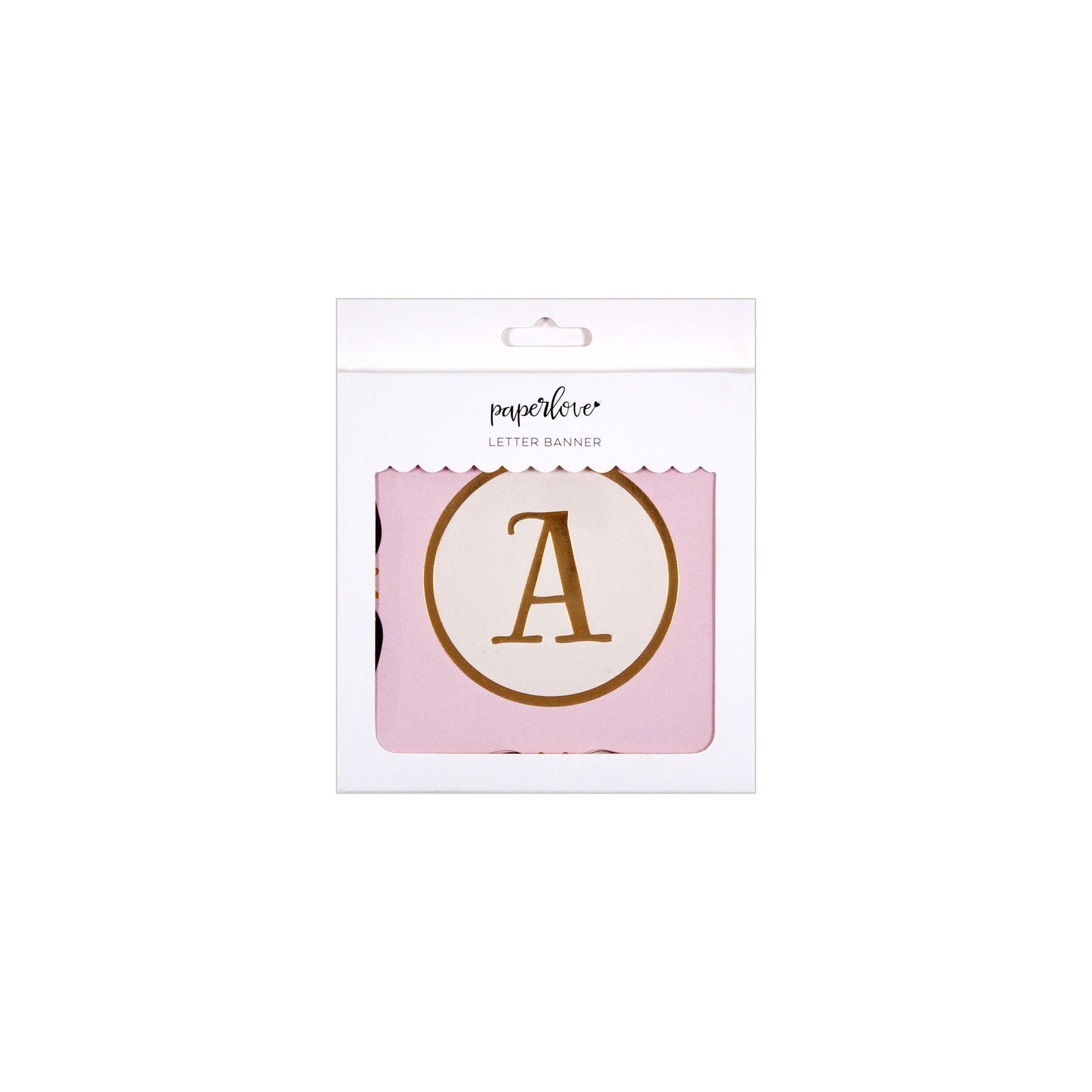 Paper Love Pink "Create Your Own" Letter Banner