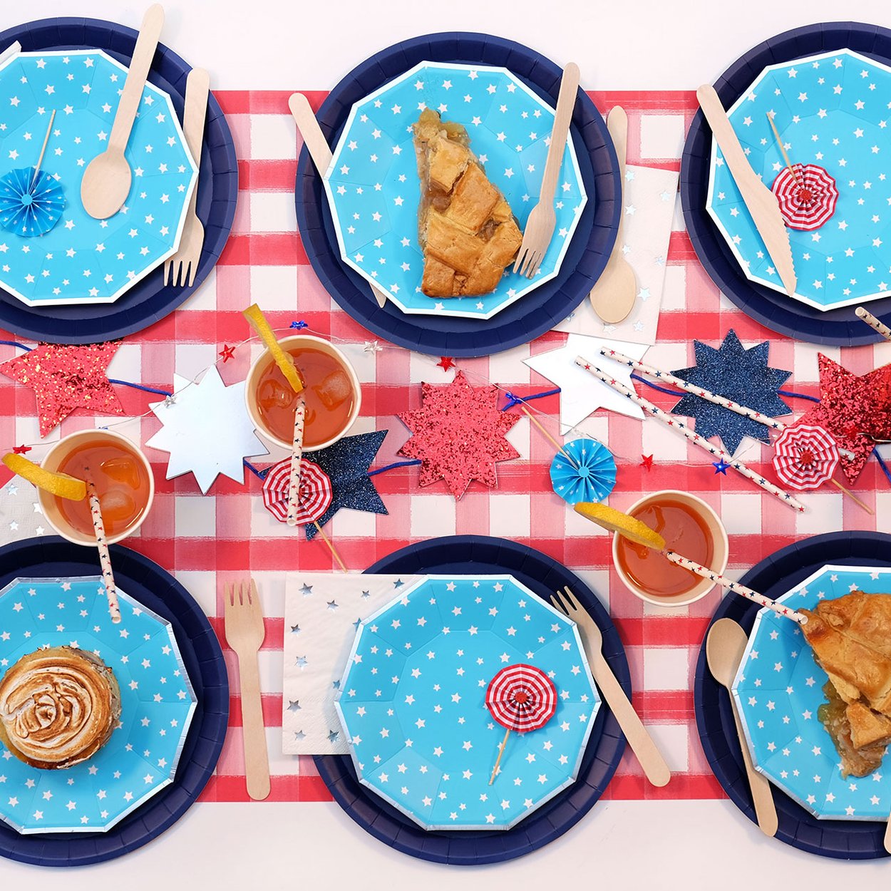 Navy Large Plates (10 pk)