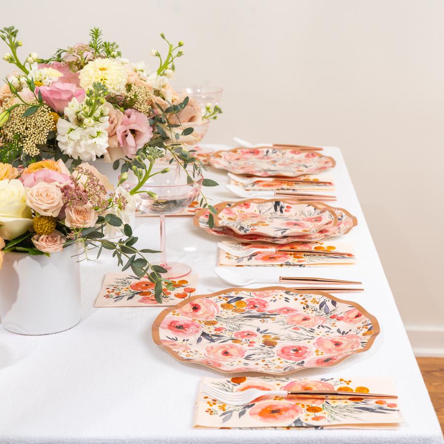 Blush Bouquet Dinner Napkins (20 pk)