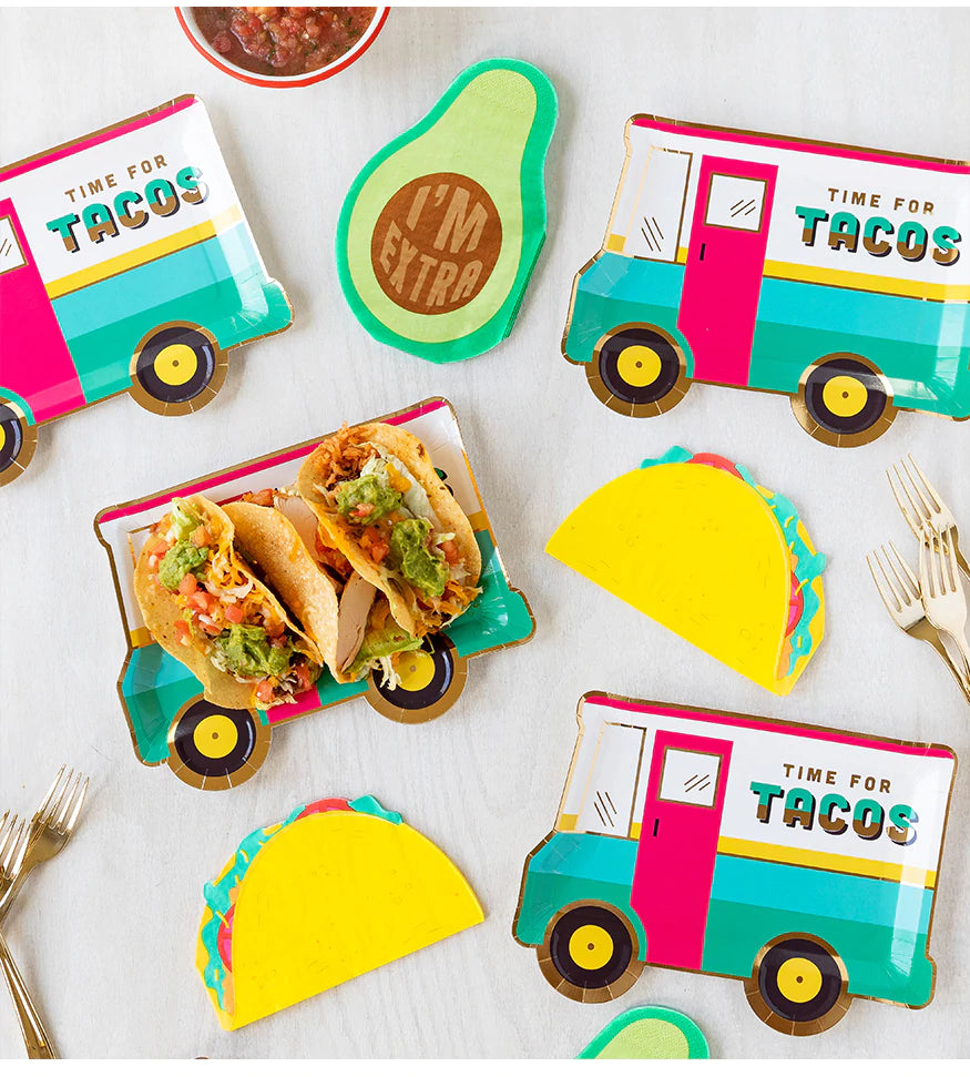 Taco Truck Shaped Plates (8 pk)