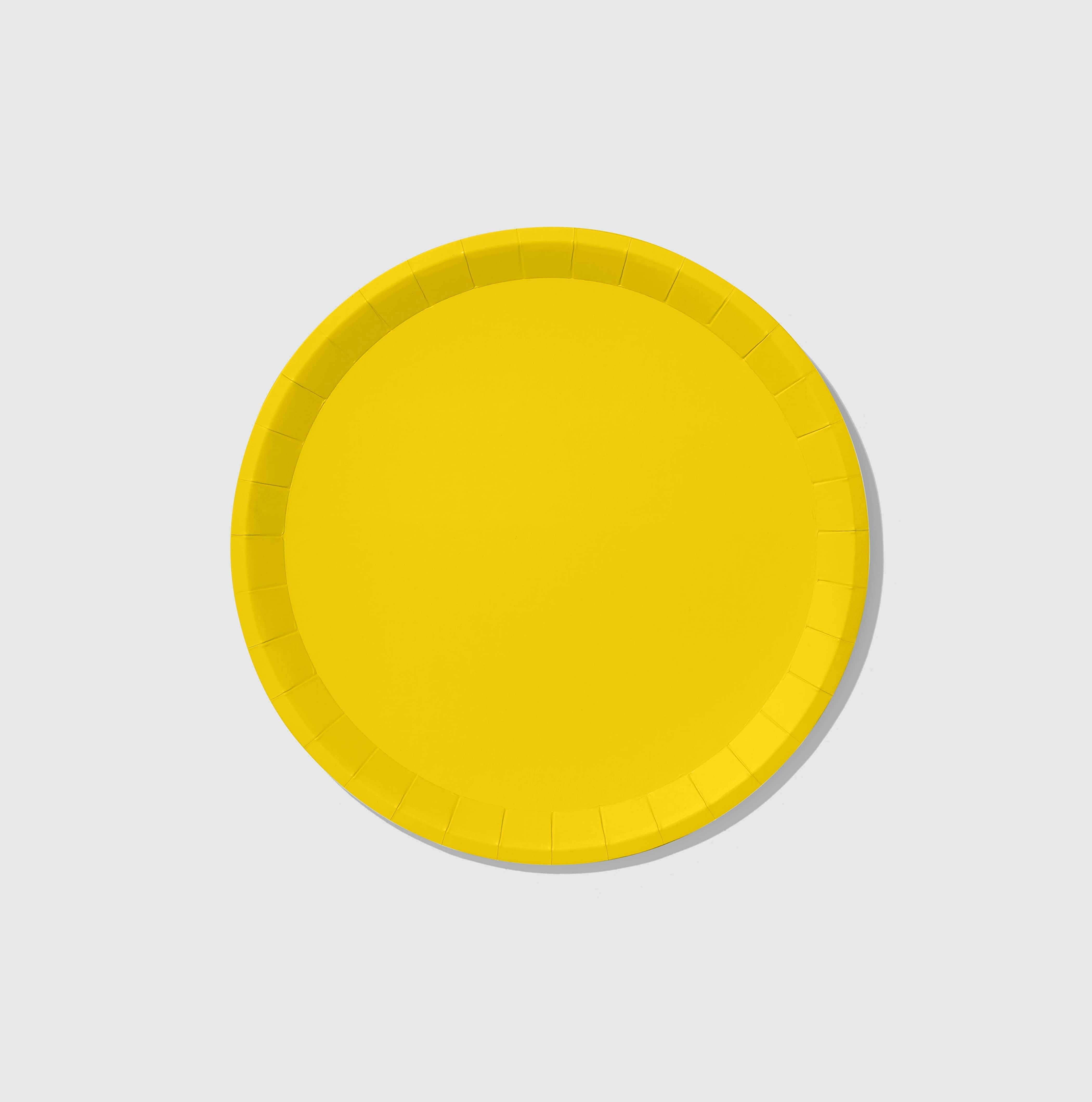 Sunshine Yellow Large Plates (10 pk)