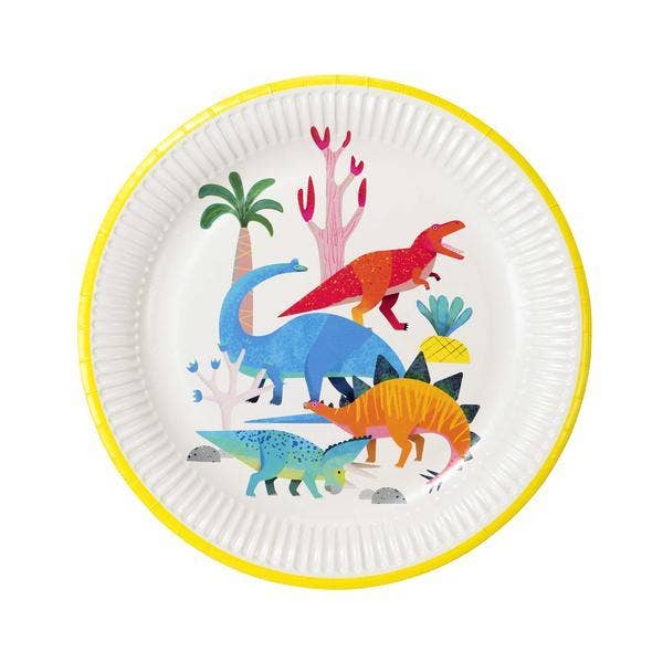 Party Dinosaur Plates (8 pk)