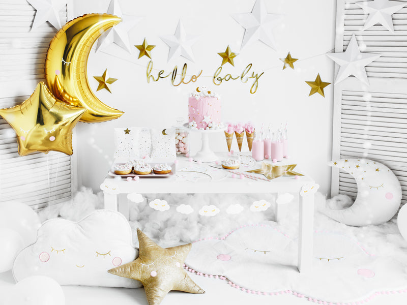 White Star Hanging Decorations (6 pk)